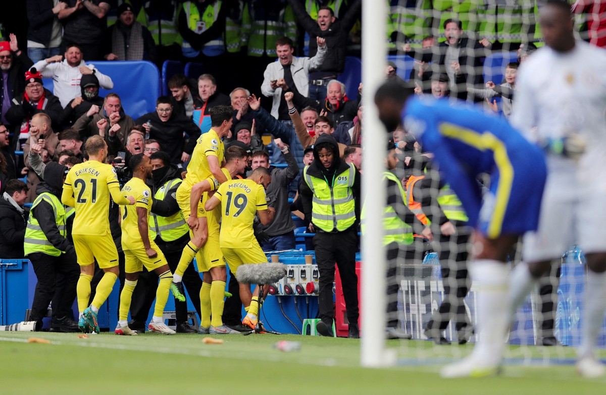 Acredite se quiser! Com direito a gol de Eriksen, Brentford aplica goleada histórica no Chelsea - Globo.com