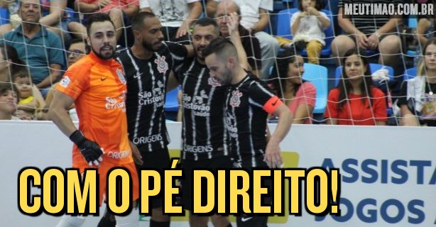 Corinthians bate o Tubarão fora de casa na estreia da Liga Nacional de Futsal - Meu Timão