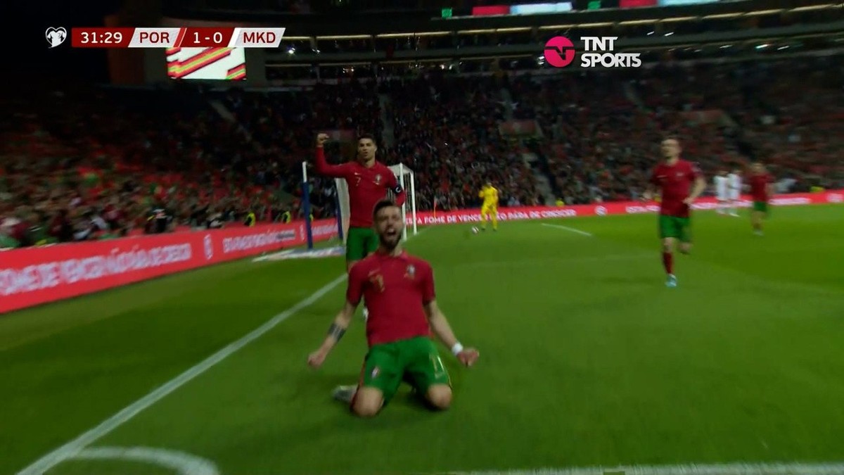 Cristiano Ronaldo celebra vaga de Portugal na Copa: 