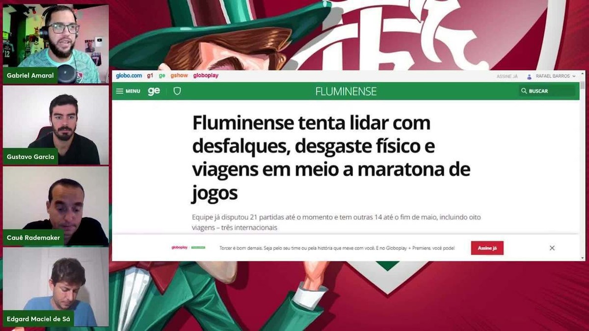 Escalação do Fluminense: Ganso volta contra Junior Barranquilla, mas Fred não treina e vira dúvida - Globo.com
