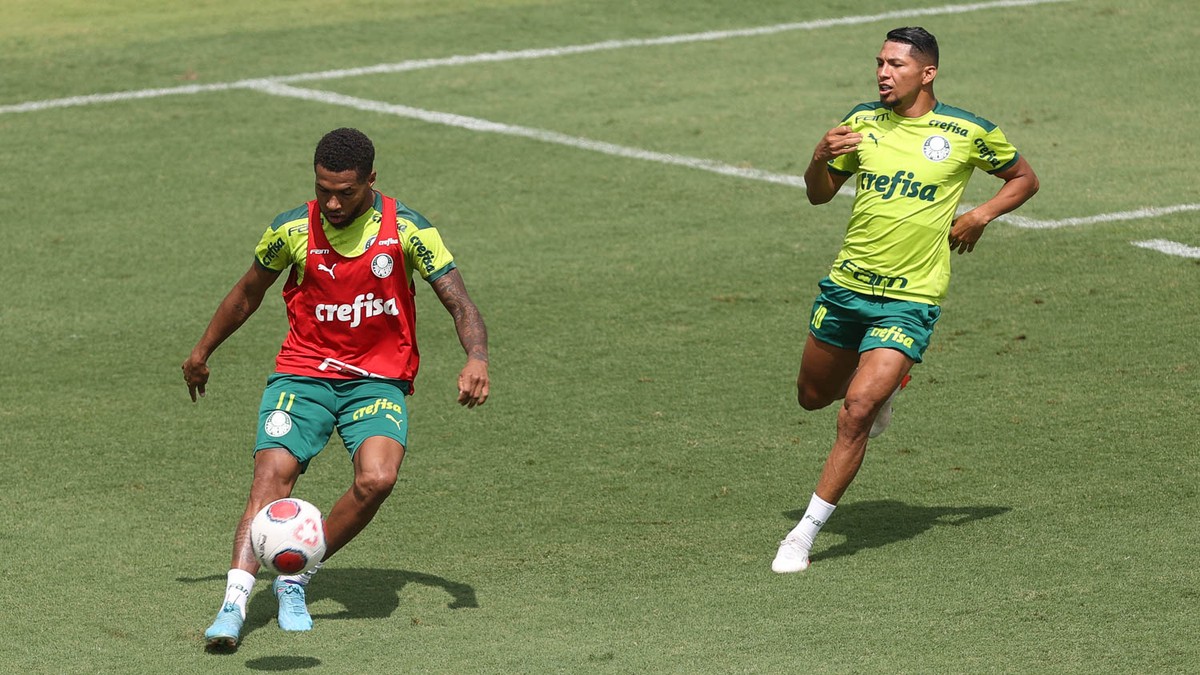 Escalação do Palmeiras: Weverton faz treino individual, e Abel comanda trabalho tático - Globo.com