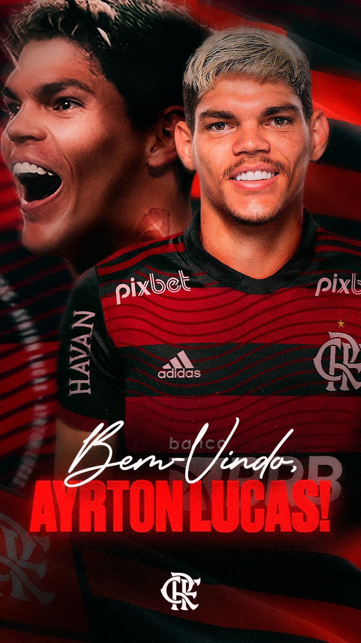 Flamengo anuncia a contratação do lateral-esquerdo Ayrton Lucas - Globo.com