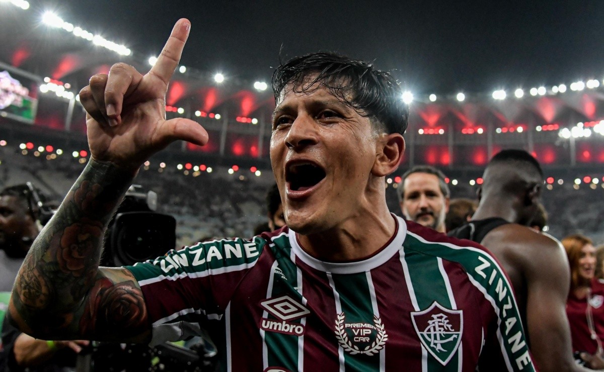 Germán Cano polemiza e aparece provocando o Vasco em comemoração do título carioca pelo Fluminense, em cima... - Bolavip Brasil