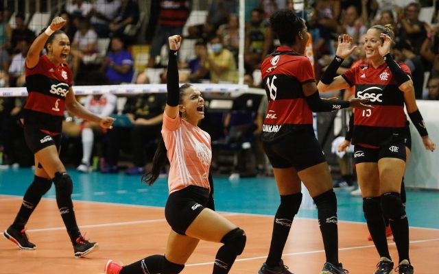 GIGANTE! Sesc Flamengo derrota o Osasco fora de casa e avança às semifinais da Superliga de Vôlei - Coluna do Fla