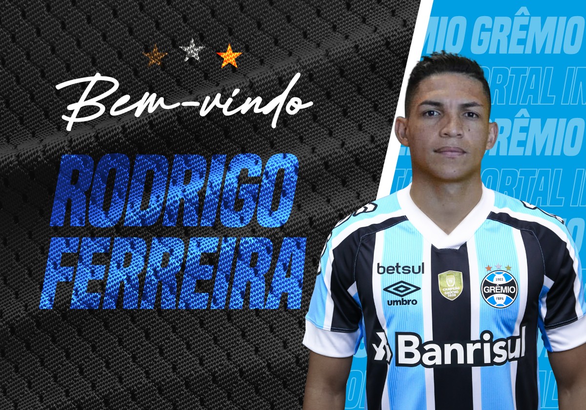 Grêmio oficializa contratação do lateral Rodrigo Ferreira para a disputa da Série B - Globo.com