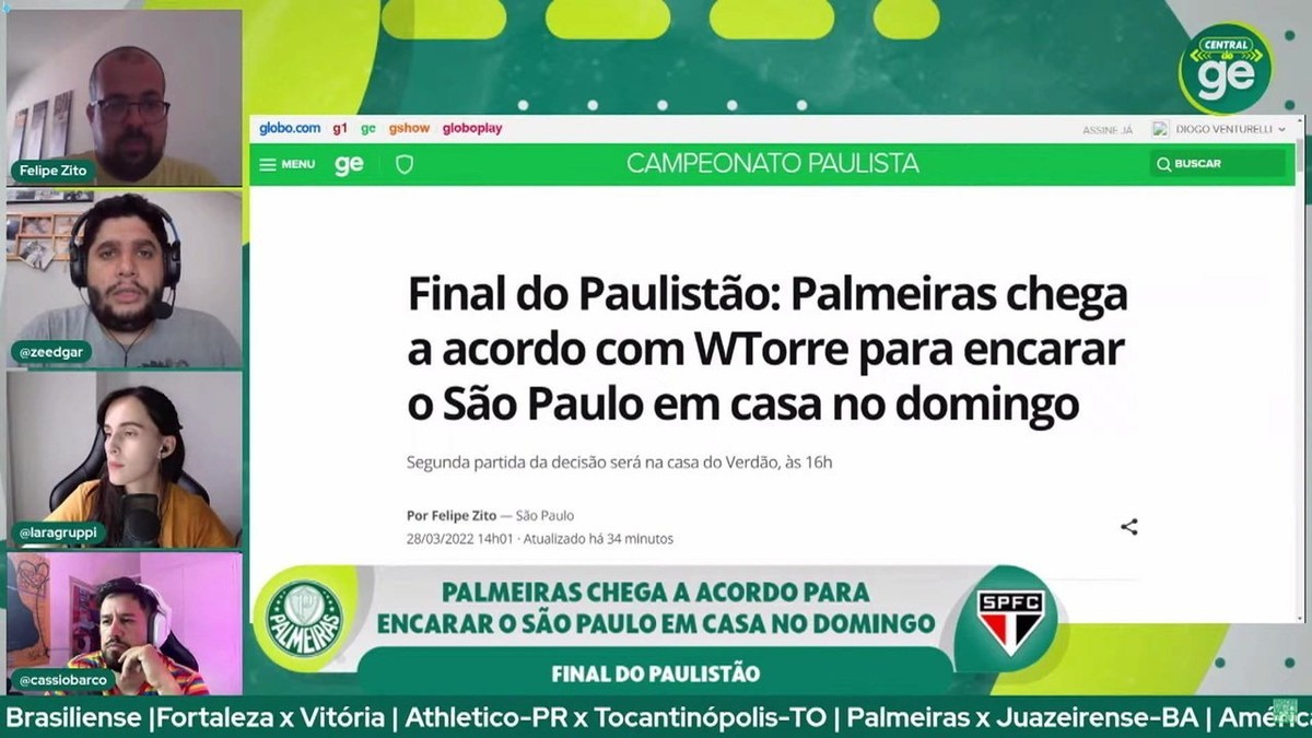 Pressão pública e vitória dupla: os bastidores da queda de braço que abriu final Palmeiras x São Paulo - Globo.com