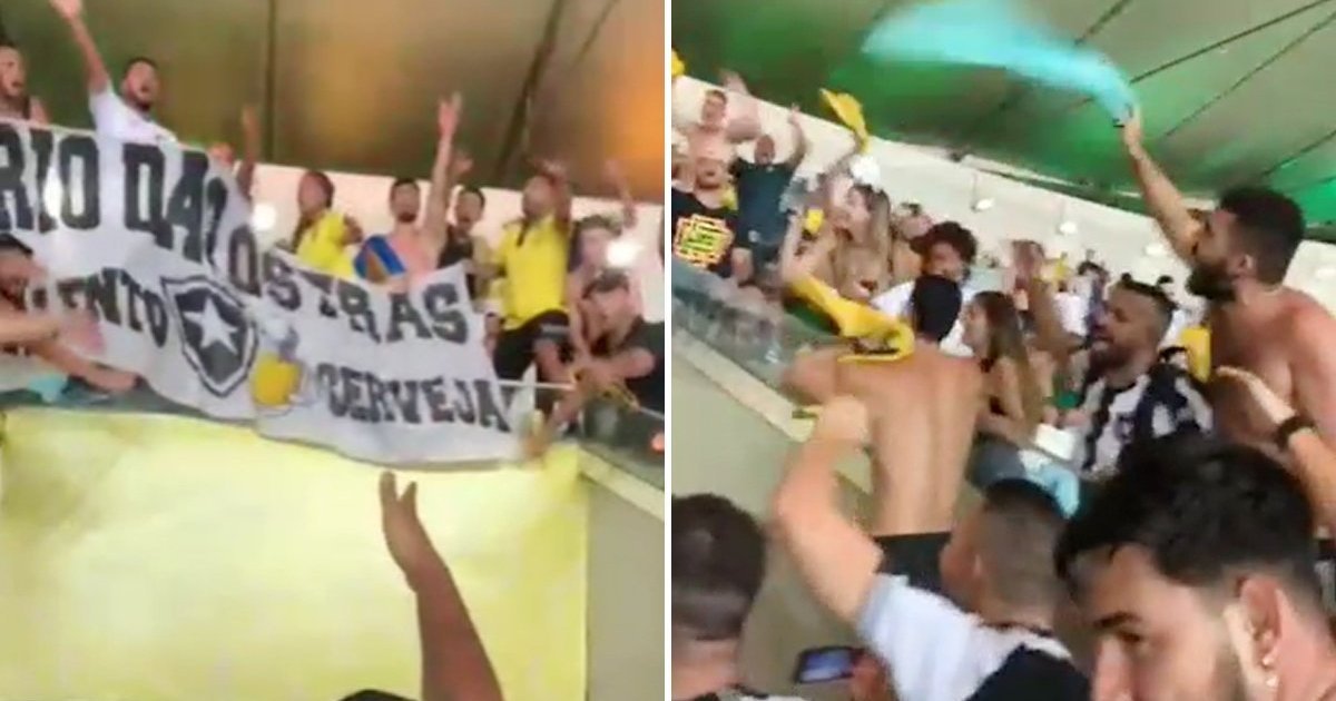 Torcedores do Botafogo se reúnem no Maracanã e fazem festa particular durante Brasil x Chile: ‘Foi de - FogãoNET